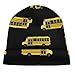 Fashionable Cuffed Beanie Hat for Adult Soft Warm Winter Cap Black Yellow School Bus Art Headwear Knitted Hats Skull Caps