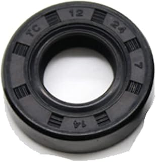 seal washer TC-36*43*44*46*48*49*50*51*52*53*54*55*56*58*60*62*65*66*68*70*77*4/5/6/7/8/9/10/12 NBR Shaft Oil Seal Double lip spring rotary gasket lip ( Color : 1pcs , Size : 36x49x7mm )
