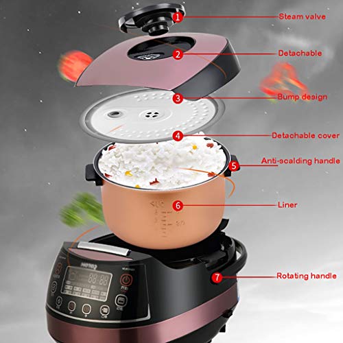 Reiskocher mikrowellen Reiskocher (4 Liter / 700W / 220V) Home Intelligente Isolierung Multifunktionsqualität Innentopf… – Bild 3