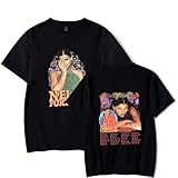 Nelly Furtado Turn Off The Light Tour Merch pop Graphics Print Crewneck Unisex Trend Casual Short Sleeve Top (style1,L)