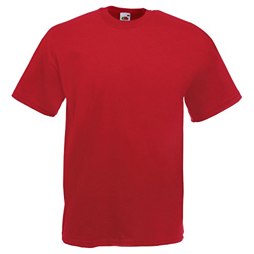 Fruit of the Loom Value Camiseta de ladrillo rojo - L