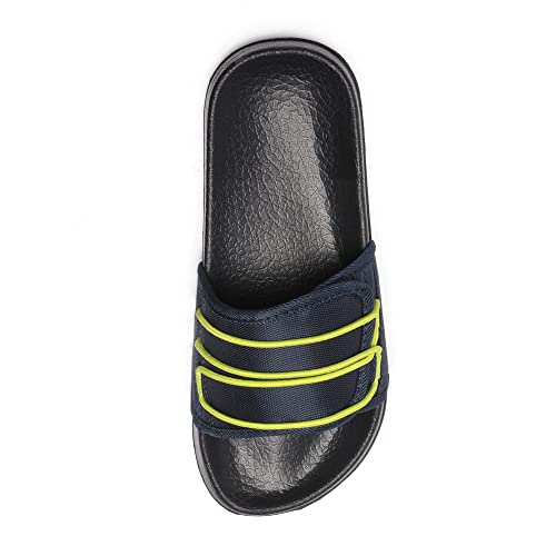 DREAM PAIRS Boys Girls Slides Sandals Hook and Loop Slip On Summer Beach Water Shoes Toddler/Little Kids3