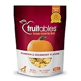 Fruitables Baked Dog Treats | Pumpkin Treats for Dogs | Healthy Low Calorie Treats | Free of Wheat,...