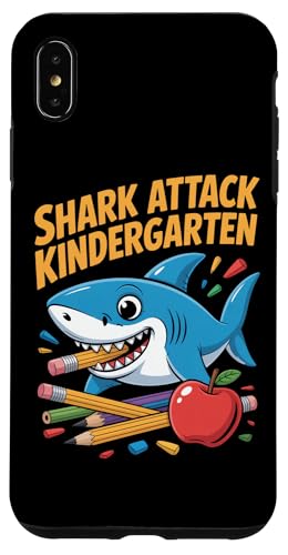 SHARK ATTACK KINDERGARTEN T ct L_[K[e X}zP[X iPhone XS Max p