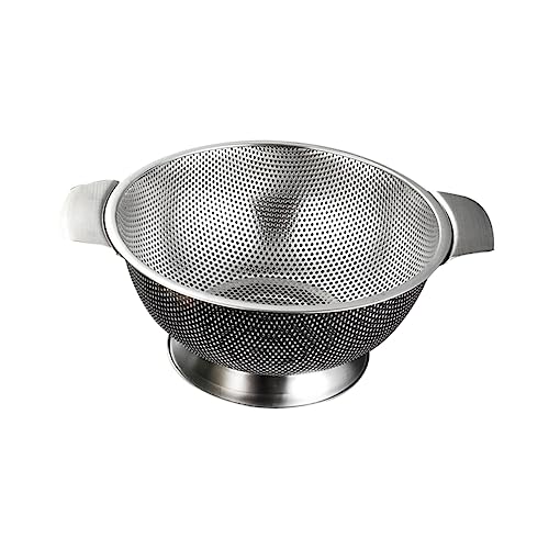 Sosoport Cesta Multiusos Para Lavar Verduras Cuenco De Drenaje De Cocina De Acero Inoxidable Para Secar Lavar y Escurrir Frutas y Verduras La Cocina