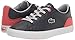 Lacoste Unisex-Child Infant's Lerond Sneaker, Navy Blue/Yellow, 8