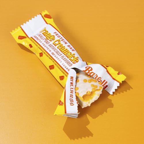 Image of Barebells Orange Creamsicle Protein Bar - 20g Protein - No Added Sugar - 12 x 55g High Protein Snack - Post Workout Snack