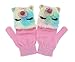 Newfancy Kids Unicorn Flip Top Gloves with Mitten Cover Knitted Winter Fingerless Convertible Mittens for Boy Girls Toddler, A Pair of Rainbow, One Size