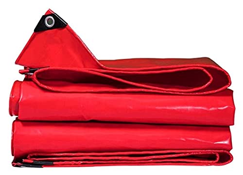 Red Knife - Lona gruesa impermeable impermeable al aire libre, lona protectora solar apta para automóviles y camiones, fácil de plegar, lona de aislamiento térmico (tamaño: 2 m x 2 m)
