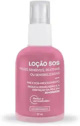 Loção SOS Calmante para Peles Sensíveis Extratos da Terra - Alívio Imediato de Vermelhidão, Queimação e Coceira - Pós-Procedimentos e Rosácea