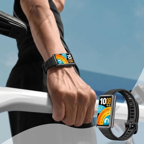 Image of XMUXI Compatible with Huawei Band 11 Pro Replacement Band Silicone Compatible with Huawei Band 11 Strap Wristband Men Women