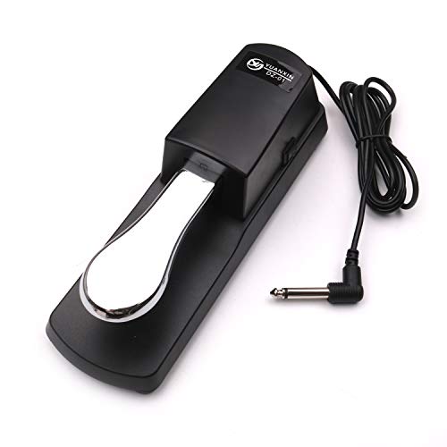 Honeytecs Piano Sustain Pedal Amortecedor Teclado Sustain Pedais Sintetizador para Piano Eletrônico