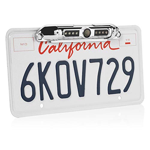 Boyo Vtl400cir Camera de Plaque d'immatriculation Se transforme avec Vision de Nuit Infrarouge (Chrome) Cover