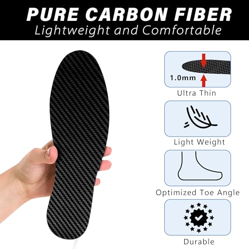 Plantillas de Fibra de Carbono para Niños, 1 Par miniatura 3