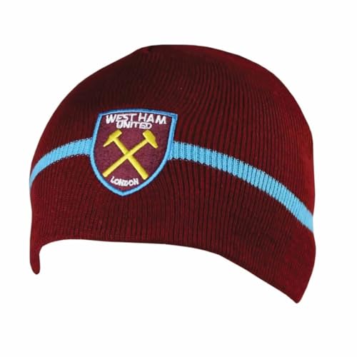 Bonnet West Ham United FC en maille pour supporter au quotidien