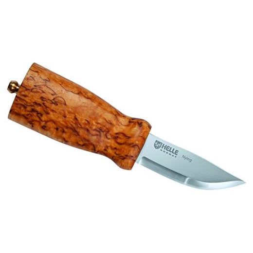 Helle Messer Helle Outdoormesser, Modell 4 Fjellkniven, Dreilag, Holz, 16.5 cm, 1010252010
