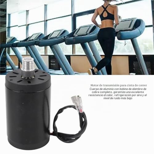 Motor de Accionamiento para Cinta de Correr, 220V, 200W, Cepillo, Motor CC con Cuerpo de Aluminio, Bobina de Alambre de Cobre para Máquina de Arcilla para Cinta de Correr