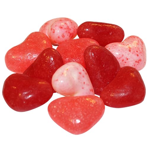 Caramelos de gelatina en forma de corazón rojo 1 lb miniatura 2