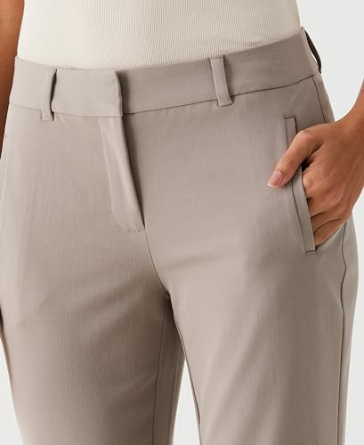 Rafaella Women's Petite Ankle Pants with Slimming Panel, Classic Fit, Gabardine Fabric4