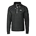Cutter & Buck Men's Heather Charcoal Baltimore Ravens Big & Tall Mainsail Sweater-Knit Half-Zip Jacket