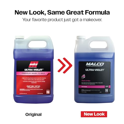 image for Malco Ultra Violet Premium Wash'n Wax – Best 2-In-1 Car Wash and Wax