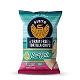 Siete Grain Free Tortilla Chips | Gluten Free Chips | Paleo & Vegan Snacks | Non GMO | Sea Salt, 5 Ounce (Pack of 12)