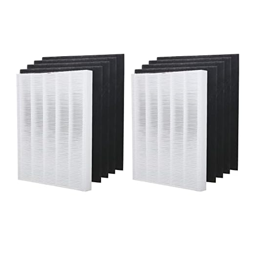 C545 HEPA S Compatible with Winix C545 Air Purifier, 2 Packs True HEPA and 8 Packs Activated Carbon, Part Number 1712-0096-00