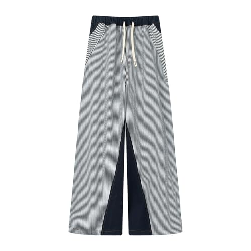 Pantalon large paillettes taille haute chic pour femme - 4