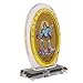 BISMAADH Car Dashboard Oval Shape Acrylic Showpiece Figurine Religious Idol Statue for Office & Home Décor (Kali Ma)