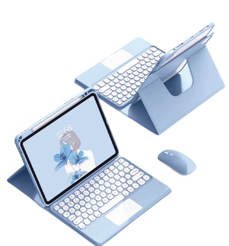 }EXt iPad Air 11 2025 / 2024 L[{[hP[X ^b`pbh 360x] iPad Air4 Air5/Pro11  4 3 2 1 P[X  Bluetooth L[{[h ۂL[ cu Cz 