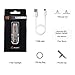 RovyVon 4th Aurora A5 USB-C Keychain Flashlight, 650 Lumen Super Bright with EDC Pocket-Sized,7 Modes, USB-C Rechargeable, Choice for Camping Emergency Outdoor(White)