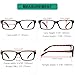 Eyekepper Vintage Reading Glasses for Men - 5 Pack Spring Hinges Classic Readers - Black Frame with Tortoie Arms +2.00