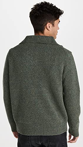 Vince Men's Melange Qtr Zip3