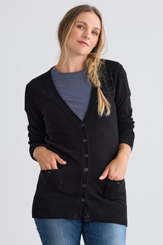 Image of Fair Indigo Fair Trade Organic Boyfriend Cardigan