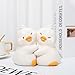 JARPSIRY Cute Hug Ducks Decorative Bookends, Unique Book Ends to Hold Books Creative Resin Book Holder Stopper for Home Office Desk Bookshelf Decoration