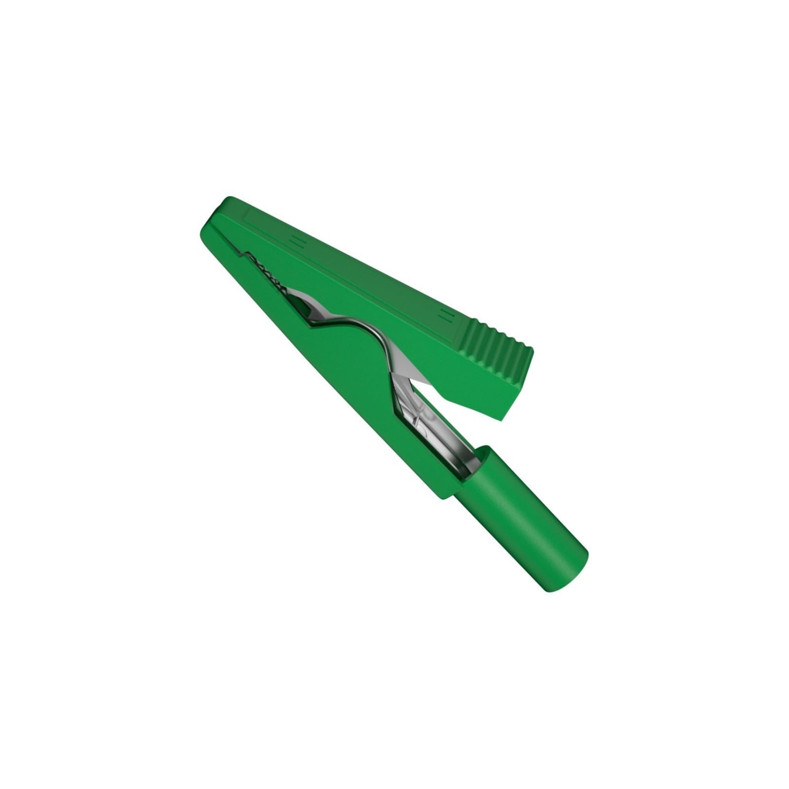 Rgybao Green Insulated 2Mm 10A Copper Alligators Clip Electrical Clamps For Industrial And Laboratory Use Secure Grip Insulated Clips For Circuitry Projects