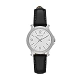 Relic by Fossil Women's Matilda Quartz Metal and Leather Casual Watch, Color: Silver, Black (Model:...