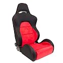 AutoStyle Sportsitze 'Eco Soft' - Schwarz/Rot