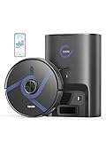 Vyzzle Robot Vacuum Cleaner with Mop, 5500Pa Suction, Lidar Navigation Robot Vacuum with 3.5L Self-Emptying Station, App/Alexa Control, Robotic Vacuums for Floors Carpets Pet Hairs, E20