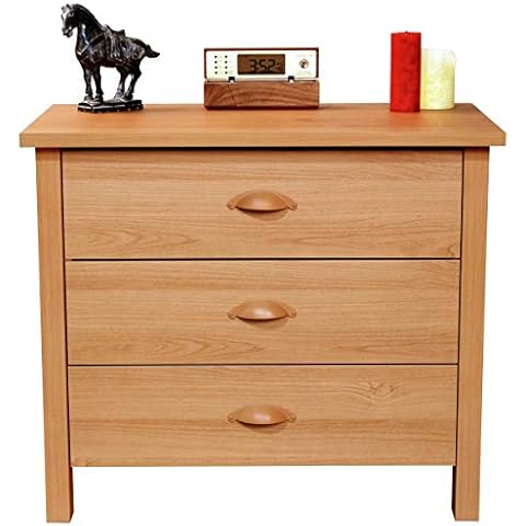 Venture Horizon 3 Drawer Nouvelle Chest - Oak Cover