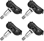 TPMS Sensor, Set of 4 315MHZ Tire Pressure Monitoring System Sensor Placement Compatible for Honda 42753TR3A81, 42753SNAA83, 42753SNAA81