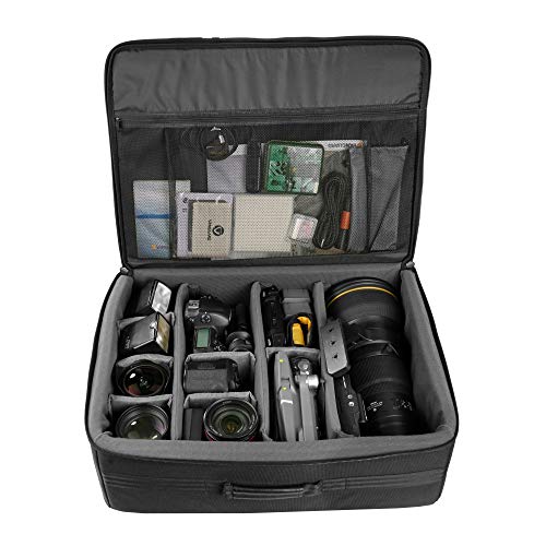 VANGUARD Divider Bag 53 - Organizador Maleta Blanda fotográfica para cámaras y Objetivos