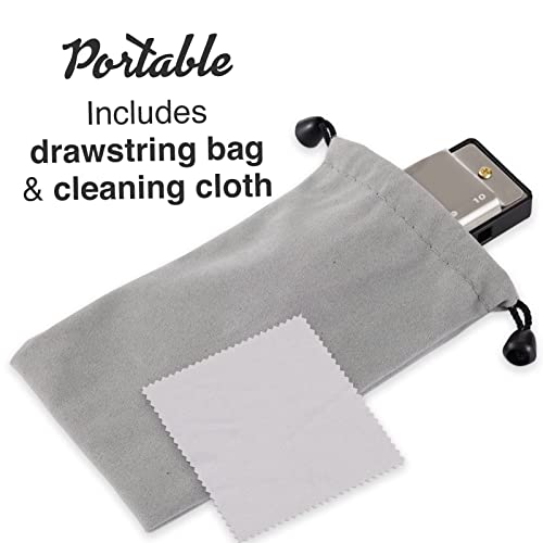 Harmonica For Kids And Adults, Beginners Blues Harmonica Mouth Organ In The Key Of C, 10 Holes 20 Notes Diatonic Harp Musical Instrument With Storage Bag And Cleaning Cloth By Small Fish #TOP4