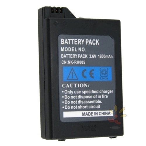 eForCity 2x LITHIUM 3.6V 1800MAH Replacement BATTERY PACK Compatible With SONY PSP 1000
