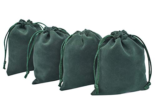 Bolsas de regalo de terciopelo KAOYOO de 10x12 cm para detalles de boda y Navidad