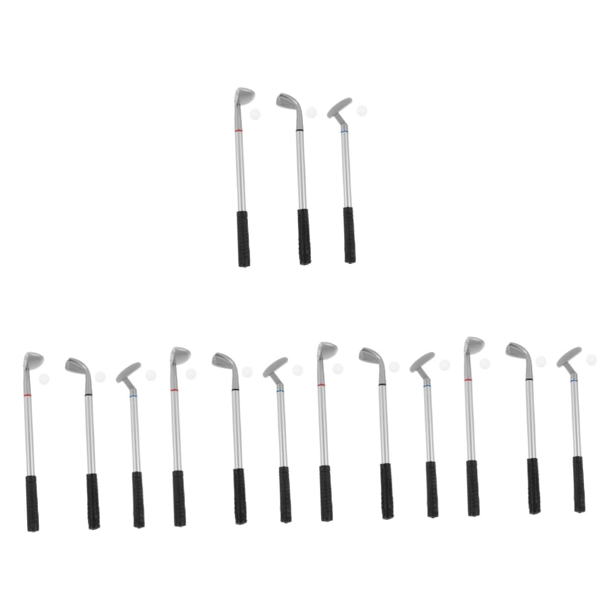 Ipetboom 15sätze Golf Kugelschreiber Hochwertige Metallstifte Für Golfer Inkl Schwarzem Blauem Und Rotem Schreibkern Büromaterialien Und Für Golfenthusiasten