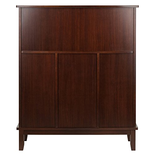 Winsome 40339 Beynac Bar Cappuccino Wine Cabinet thumb #6