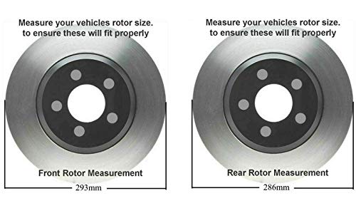 Image of Detroit Axle - Brake Kit for 08-10 Subaru Impreza 09-10 Forester