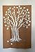 WOODTELLSTORY 'White Oak Tree' DIY Tree of Life Wall Art, Nature-Inspired Woodland-Themed Handmade Wall Decor For Homes & Offices, Real Wood Branches & Leaves Easy to Hang, 39