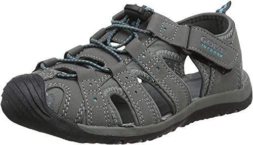 Gola ALP648 Grey 8(41EU), Sandalias de Senderismo para Mujer, Gris (Gris/Teal GE), 41 EU